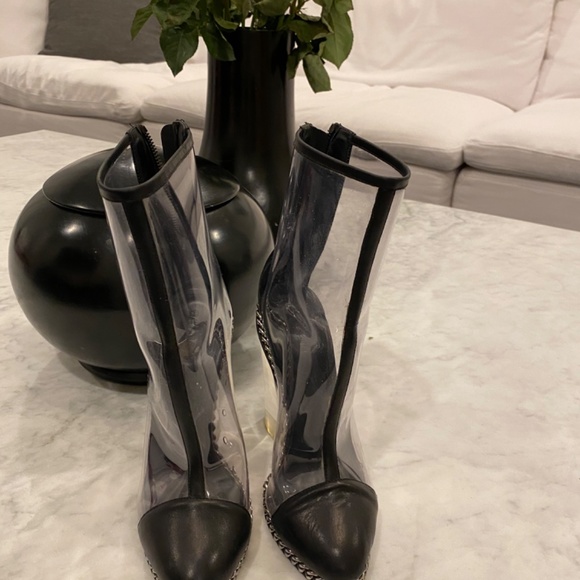 Balmain Lucite clear boots size 37 - Picture 4 of 12